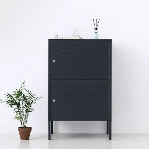 마켓비 MKB 캐비넷 세로 2칸 수납장 600950_이미지