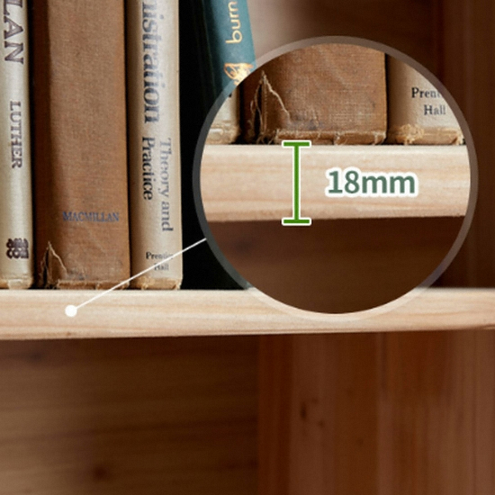 동서가구 삼나무 원목 5단 오픈 책장 1200_이미지