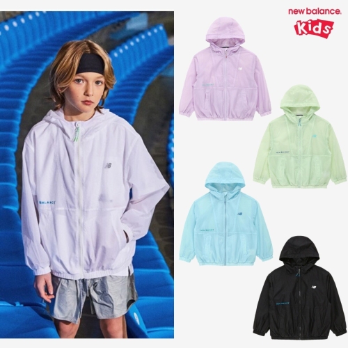  뉴발란스키즈 에센셜 홑겹 바람막이 (NK9AG2501U)