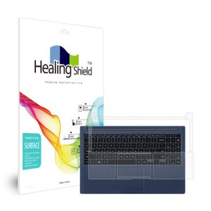 폰트리 힐링쉴드 삼성전자 갤럭시북 NT755XDA 무광 외부보호필름 (팜레스트/터치패드 2매)_이미지