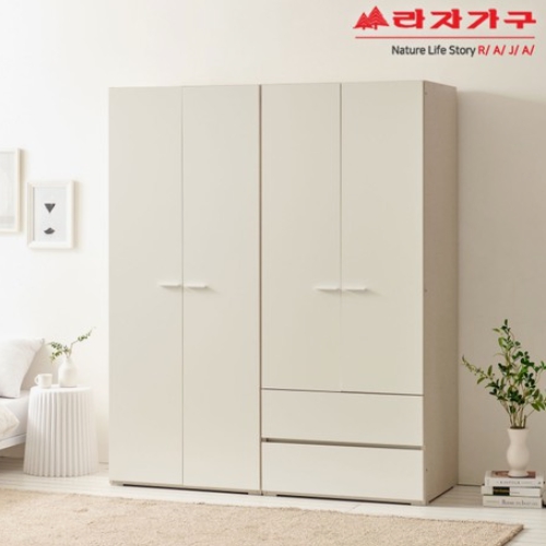 라자가구 비바 폴리 키큰 옷장세트 1600_이미지