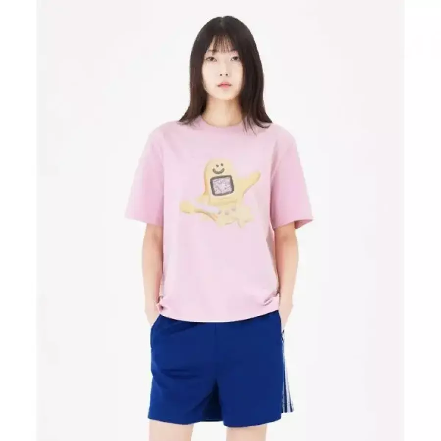 마크곤잘레스 MARK GONZALES 우먼즈 다마고치 엔젤 반팔 티셔츠 PINK Z262WST740022 446787
