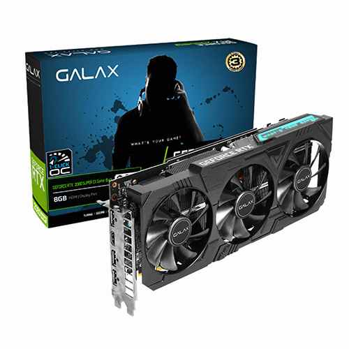 갤럭시 GALAX 지포스 RTX 2080 SUPER EX Gamer OC D6 8GB BLACK Edition_이미지