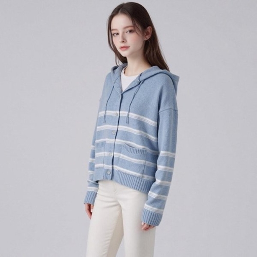 부루앤쥬디 ST후드단추가디건 BOSACD521A