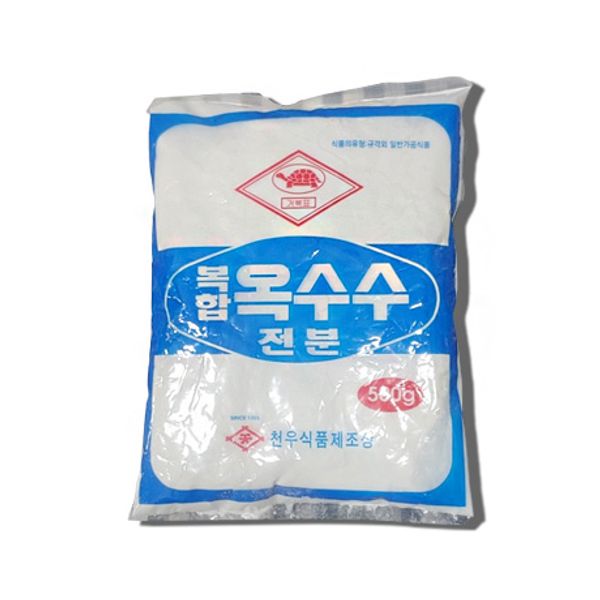  천우식품제조장 거북표 복합 옥수수전분 500g [1개]