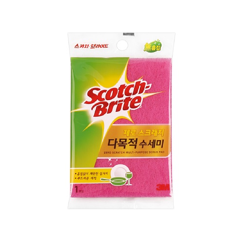 3M 스카치브라이트 제로스크래치 다목적 수세미 (1개)_이미지