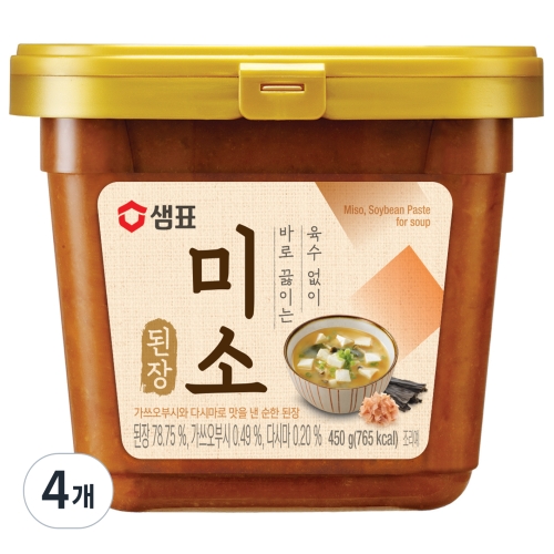 샘표 미소 된장 450g (4개)_이미지