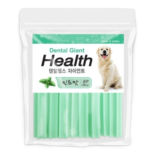  엠엔비물산 덴탈헬스플러스 자이언트 민트 260g (8P) [1개]