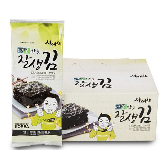 계절맛김 네모반듯 잘생김 반절김 10g (17개)_이미지