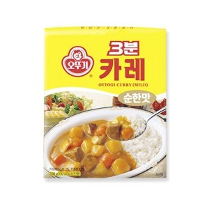오뚜기 3분 카레 순한맛 200g (48개)_이미지