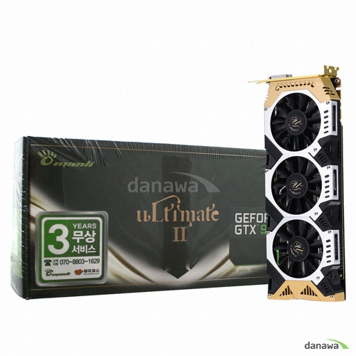 MANLI 지포스 GTX980 Ultimate II OC D5 4GB