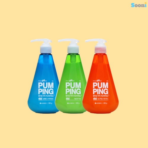 LG생활건강 페리오 46cm 펌핑치약 치석케어 285g (6개)