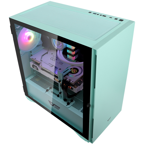 darkFlash DLX22 RGB 강화유리 (네오민트)_이미지