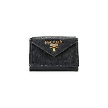 프라다 비텔로 무브 레더 3단 월렛 블랙 1MH021-2B6P-F0002_이미지
