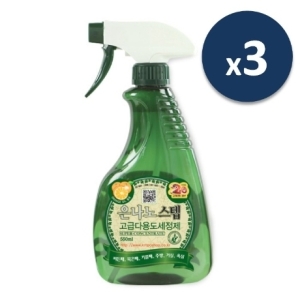 한국미라클피플사 은나노스텝 다용도 세정제 550ml (3개)