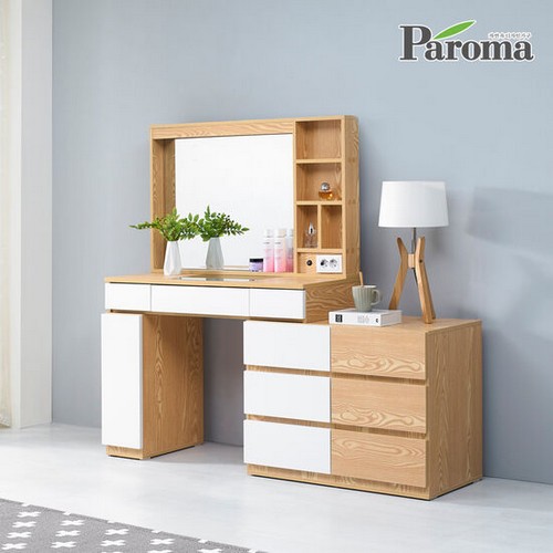 파로마 헤르밍 LED 확장형 서랍 화장대 1000_이미지