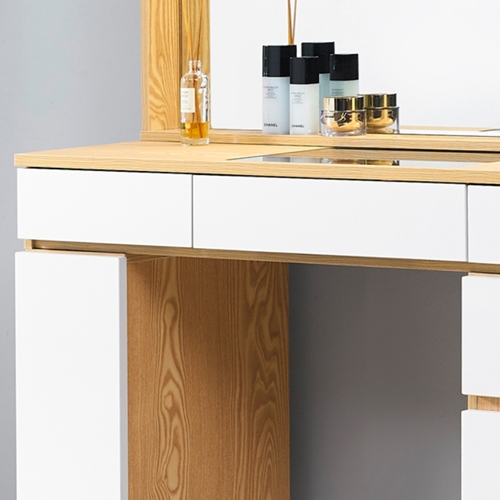 파로마 헤르밍 LED 확장형 서랍 화장대 1000_이미지