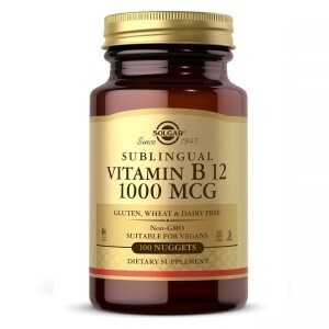 솔가 설하 <b>비타민</b><b>B</b>12 1000 MCG 100캡슐