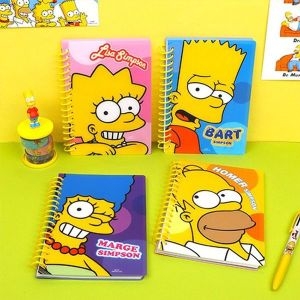 희망노트사 심슨 32절 PP 노트 (4개)_이미지