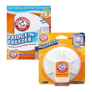 처치&드와이트 암앤해머 냉장고 탈취제 프리지앤프리저 396.8g + 후릿지 후레쉬 75g (2세트)