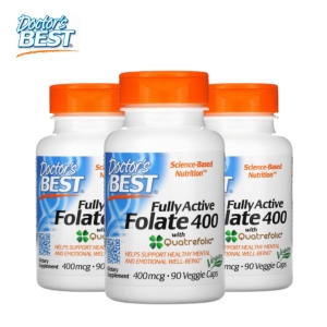 닥터스베스트 풀리 액티브 폴레이트 400mg 90캡슐 (3개)