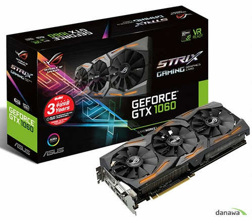 ASUS ROG STRIX 지포스 GTX1060 6G GAMING D5 6GB 이엠텍_이미지