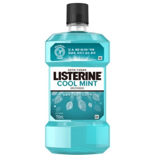 존슨앤존슨 리스테린 쿨민트 750ml (4개)