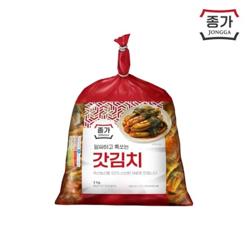 대상 종가 갓김치 3kg (1개)