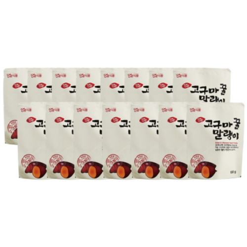 땅끝식품 땅끝 고구마꿀말랭이 100g (15개)_이미지
