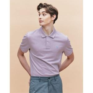 아이코닉 라이트퍼플 반팔 피케 티셔츠_HZTS5B403U1