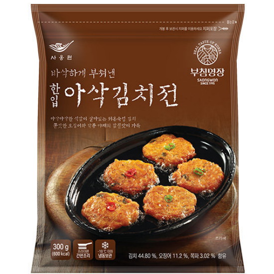 사옹원 부침명장 한입 아삭김치전 300g (3개)_이미지