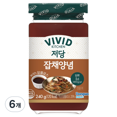 비비드키친 저당 잡채양념 240g (6개)_이미지