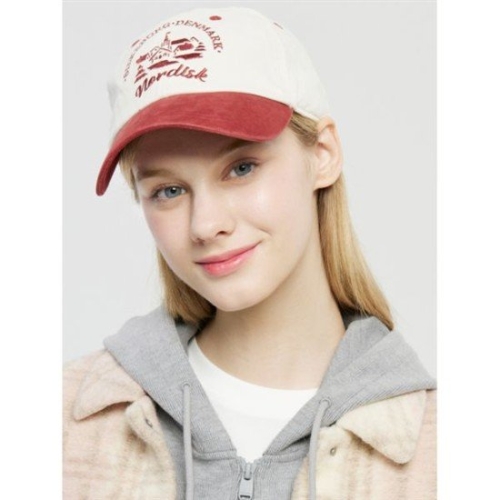 노르디스크 ltgt NORDISK 어텀브리즈 그래픽 배색 볼캡_Wine OWF25C09R8 797681