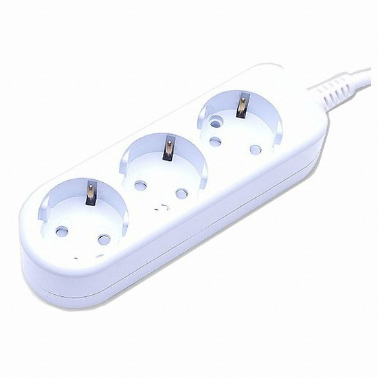 대산전자 3구 10A 접지 멀티탭 (3m)_이미지