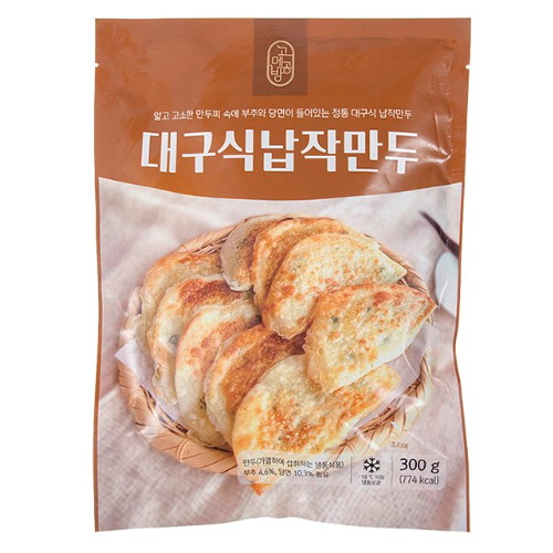 고메공방 대구식납작만두 300g (6개)