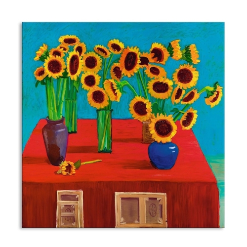 ���ܴ�ȭ�� ���̺�� ȣũ�� Ȩ���׸��� ĵ���� �׸����� 4-�عٶ��1996 24x24cm