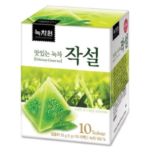 녹차원 맛있는 녹차 작설 삼각망 10티백 (3개)_이미지