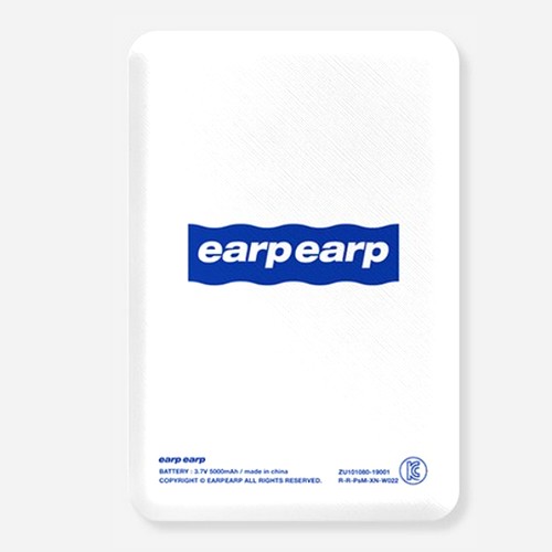 바이인터내셔널 어프어프 스머프 락스타 치치-NAVY 무선충전 보조배터리 5000mAh