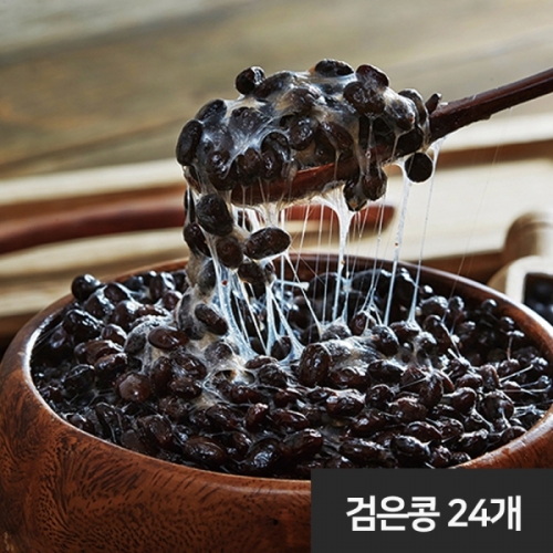 [불명] 국산콩 참발효 낫또 대용량 70g 24개 검은콩 소스포함_이미지