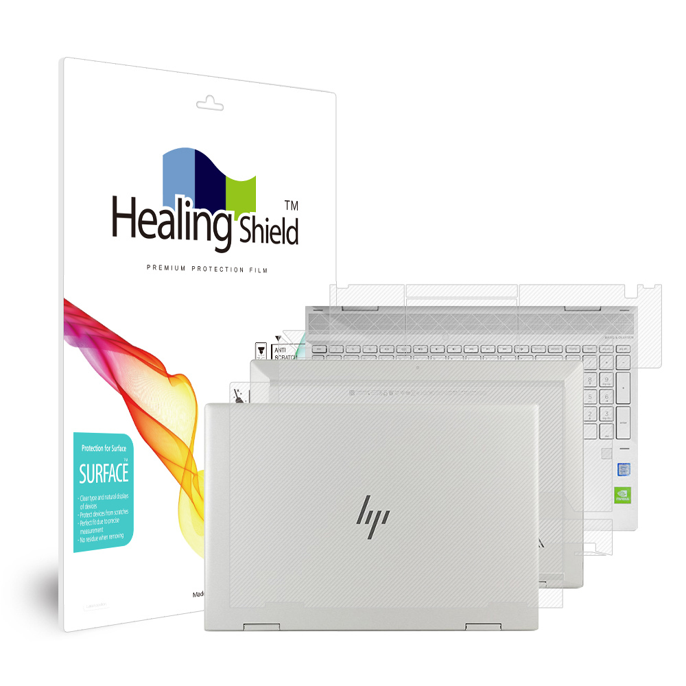 폰트리 힐링쉴드 HP 엔비 x360 15-dr1011TX 무광 외부보호필름 3종 세트