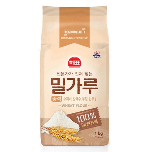 해표 중력 밀가루 1kg (6개)_이미지