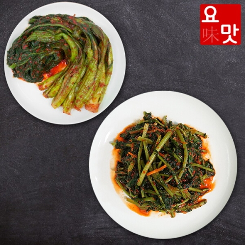  푸드앰프 요맛김치 감칠맛이 풍부한 전라도 열무김치 3kg + 갓김치 2kg [1개]