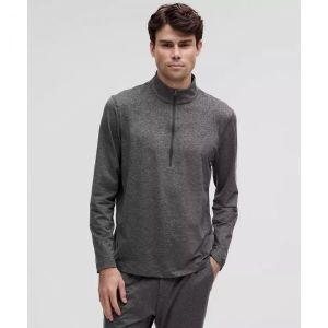 룰루레몬 소프트 저지 하프 집 헤더드 블랙/헤더드 그라파이트 그레이 1751118