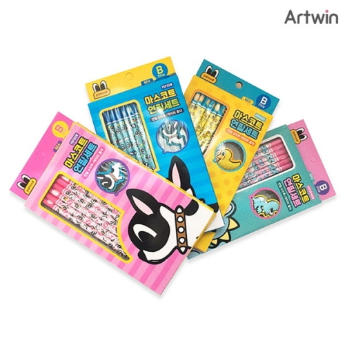 팬콧 2500 마스코트 연필세트