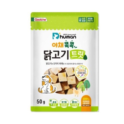 듀먼 야채콕콕 닭고기 트릿 50g이미지입니다. 누르면 해당 게시물로 새창이동합니다.
