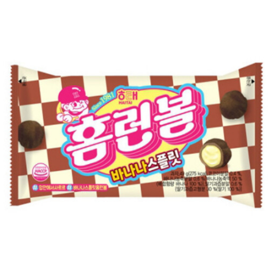 해태제과 홈런볼 바나나스플릿 49g (1개)_이미지