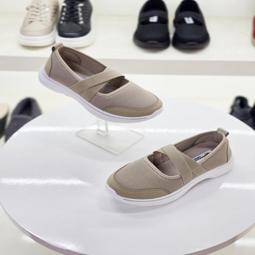 세레스 세이브존03 여성 등밴드 쿠셔닝 키높이 통굽 논슬립 슬립온 3.5cm AQAR5-06A-2_이미지