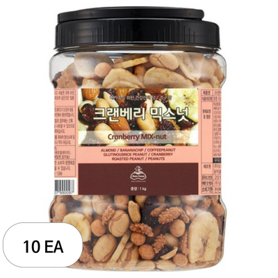 넛츠팜 크랜베리 믹스넛 1kg (10개)_이미지