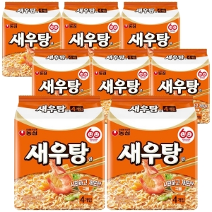 농심 새우탕면 122g (32개)_이미지