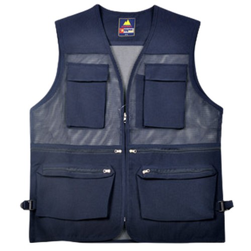 심비오즈 남성 망사 작업조끼